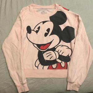 vintage style mickey mouse pullover